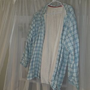 L.L. BEAN fleece Lined Shacket Jacket In Minky Fleece